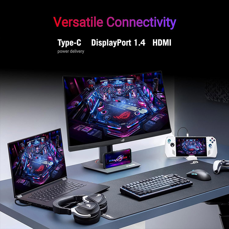 خرید مانیتور Asus ROG Strix XG32WCMS - کیفیت 2K - خمیده - سایز ۳۲ اینچ